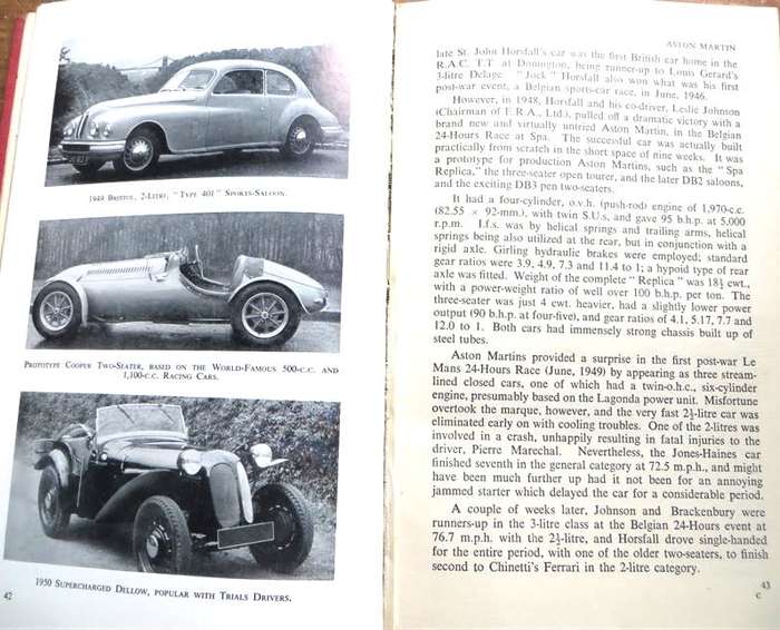 British Sports Cars - 1952 - Gregor Grant