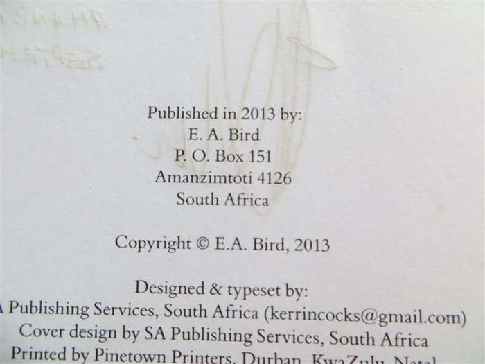 War Special Branch, Slaughter in the Rhodesian Bush - Ed Bird - Signed by Author