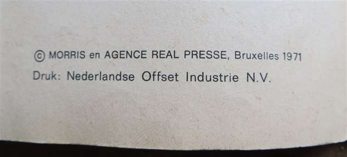 Lucky Luke - Morris & Goscinny 1971 - Postkoets - In Dutch