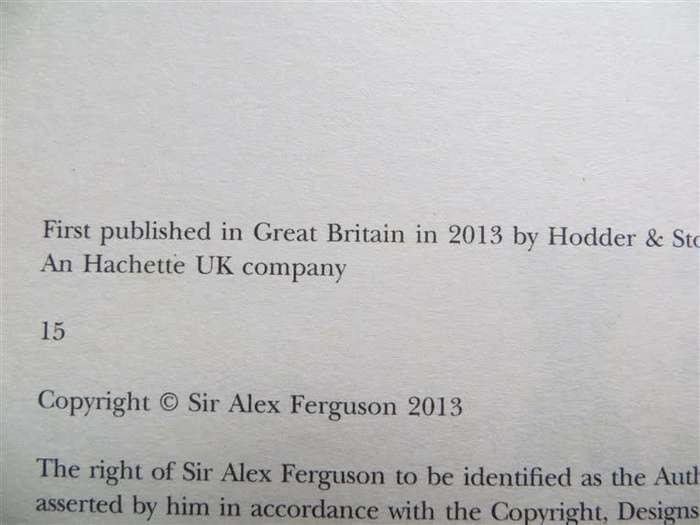 Alex Ferguson - My Autobiography