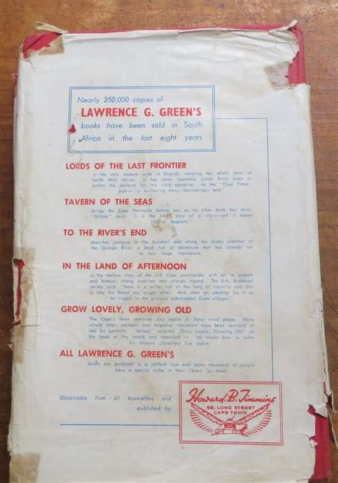 1954 1st Edition  - Lawrence G.Green - Under a Sky Like Flame