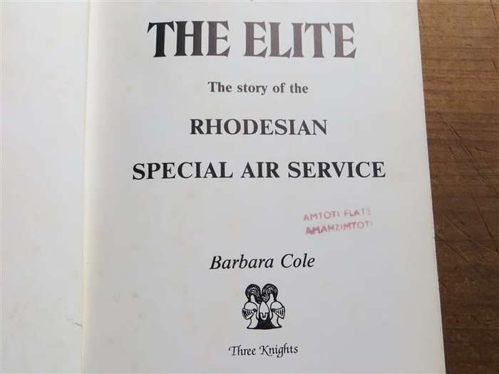 The Elite - Barbara Cole Large Hardcover 2nd Ed. Rhodesian Special Air Service