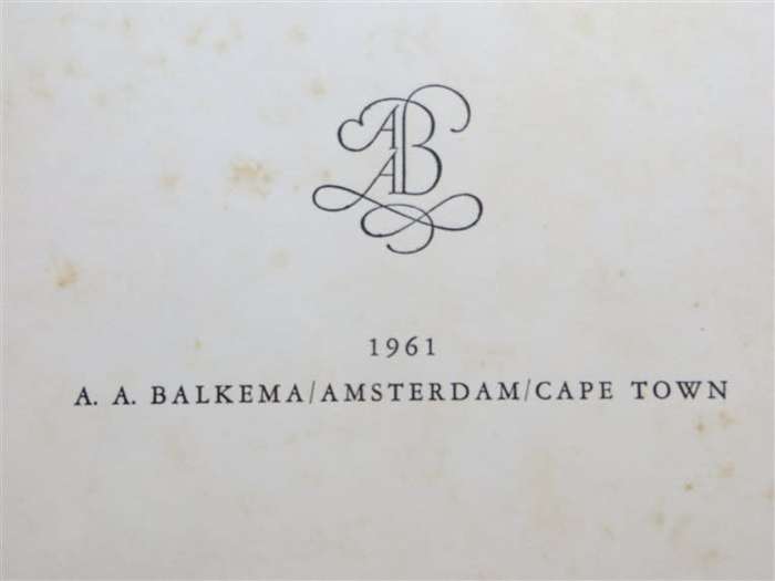 TREES OF SOUTH AFRICA - Palmer & Pitman VOL.1 1961
