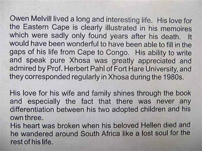 Xhosaland Anecdotes - Owen Fred Tozer Melvill - Sanderson