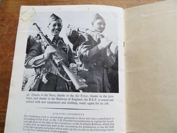 1940 Home from Dunkirk Photographic record in aid of British Red Cross & St John