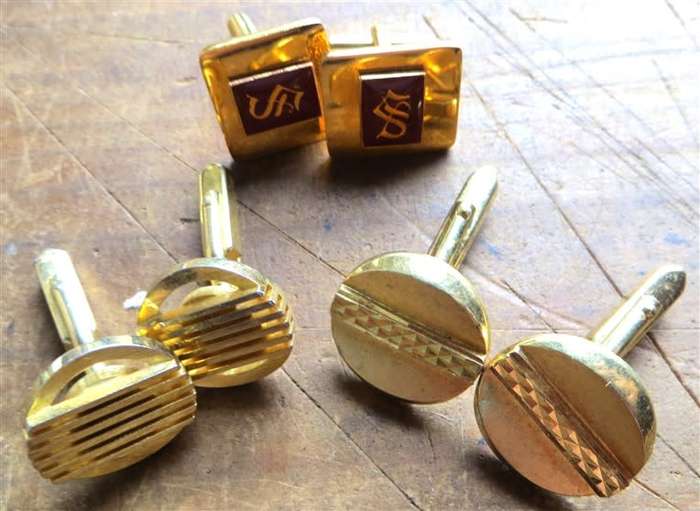 3 x  Cufflinks pairs - 1 Bid for all
