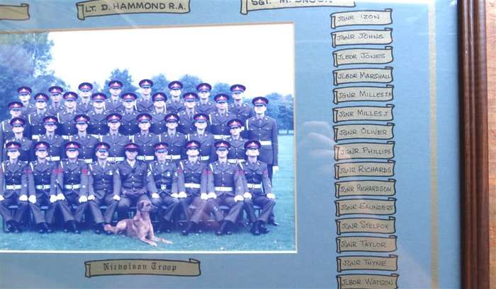 Royal Artillery NicholsonTroop Photo 1988  Framed & Glass