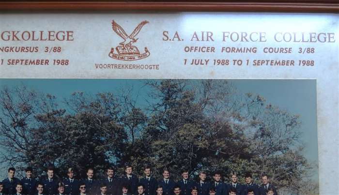 South African Air Force College  Officers Course 1988