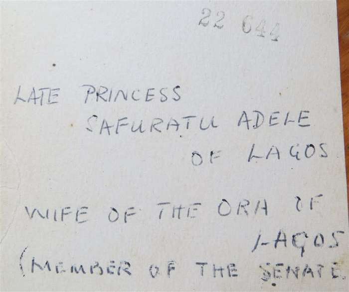 Princess Safuratu Adele +-490mm x 375mm Sculpture - Rose Dearing circa. 1969