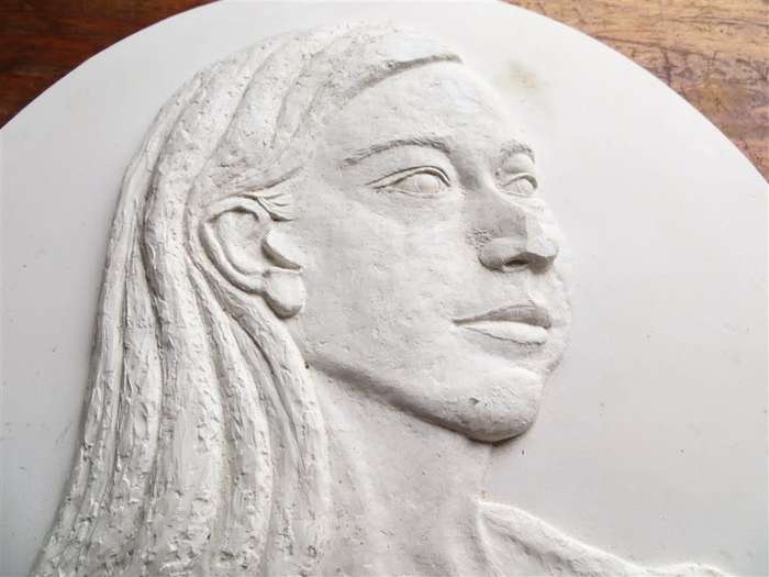 3 x Unfinished relief sculptures - Sculptor Rose Dearing - 1 bid for all