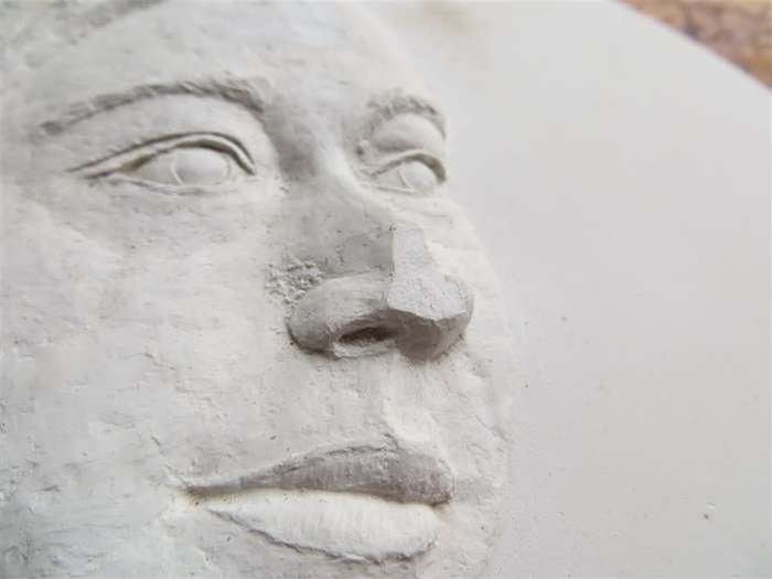 3 x Unfinished relief sculptures - Sculptor Rose Dearing - 1 bid for all