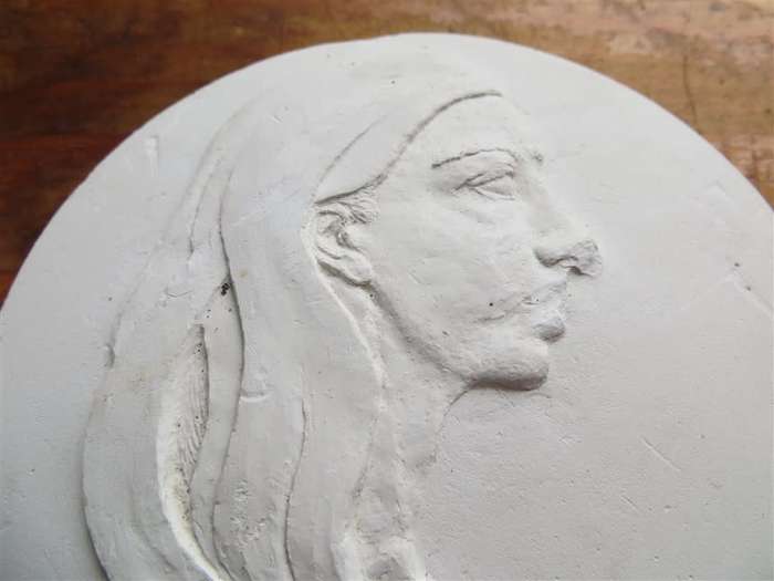 3 x Unfinished relief sculptures - Sculptor Rose Dearing - 1 bid for all