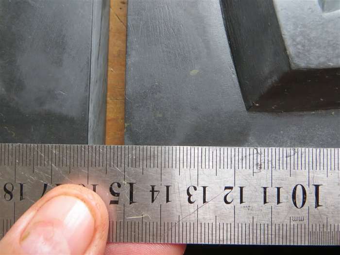 Large Relief Sculpture Set (1965) - 5 x Black Stone Numbered & Signed - 150mmX460mm each Stone