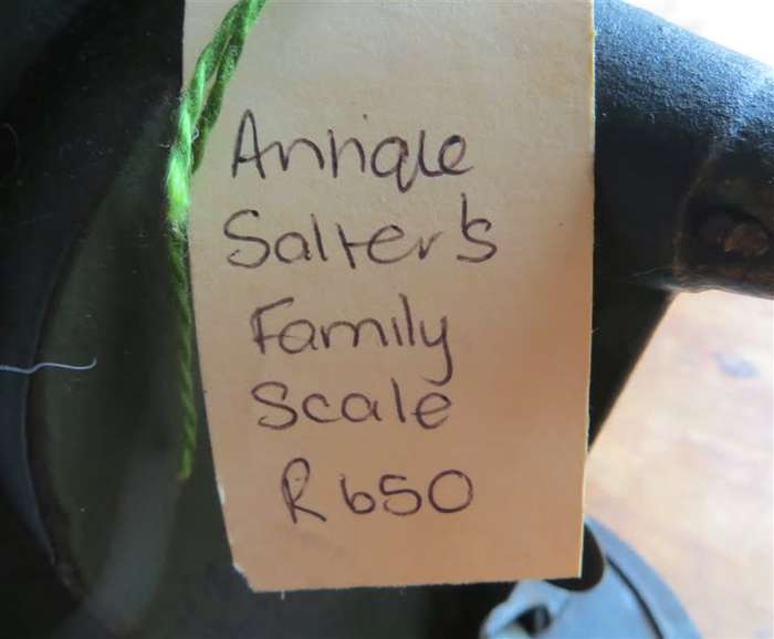 Victorian Antique Salter Scale - Heavy base & quality item Late 1800`s