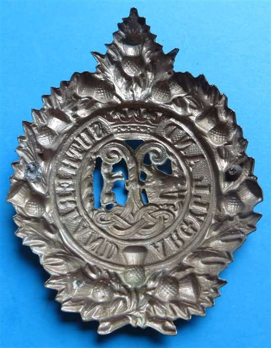 Argyle & Sutherland Highlanders 1882-1900 Cap Badge