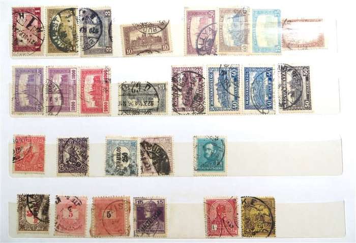 Hungary Stamps on Album Pages - 1 Bid for the Lot