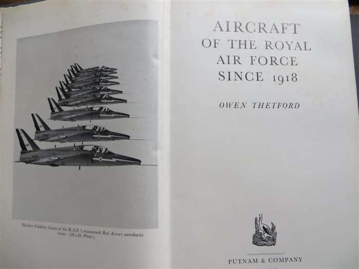 Aircraft of the Royal Airforce since 1918 - Owen Thetford