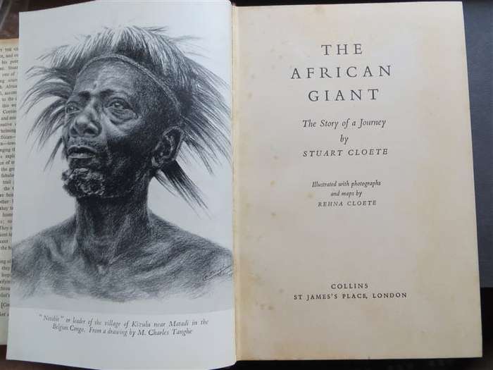 1958 The African Giant - Stuart Cloete Africana/Rhodesiana