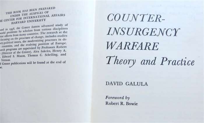 Counter Insurgency Warfare - David Galula - Theory & Practice 1966