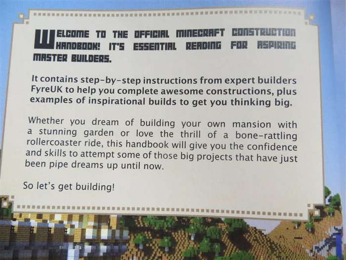 Minecraft - Construction handbook - Mojang Hardcover