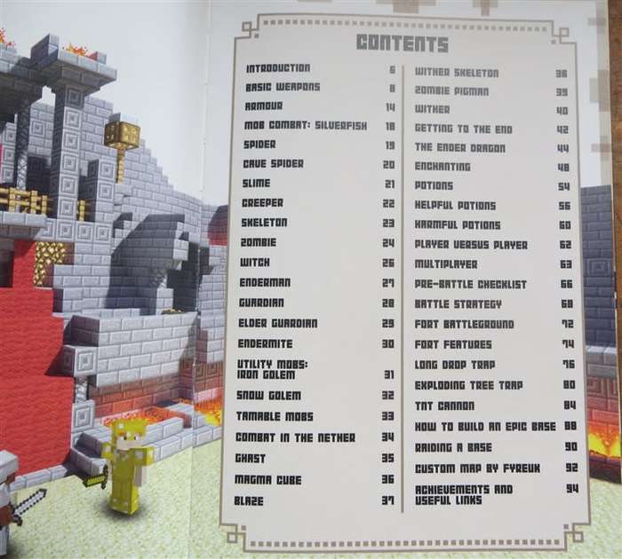 Minecraft - Combat handbook - Mojang Hardcover