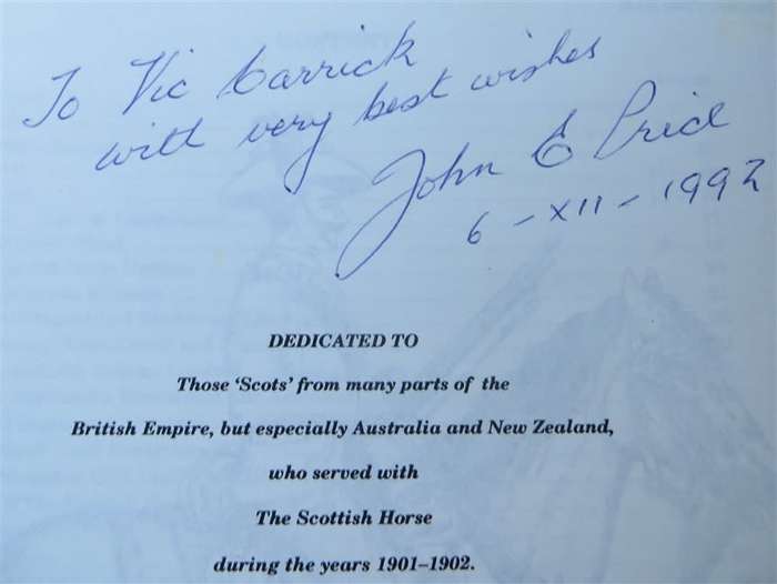 Southern Cross Scots - John E Price signed by author limited edition 71/300