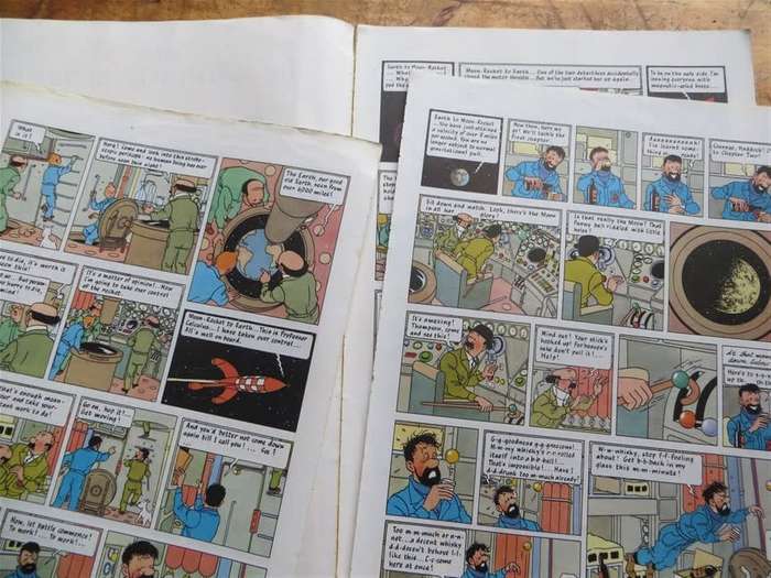 Tintin Explorers on the Moon