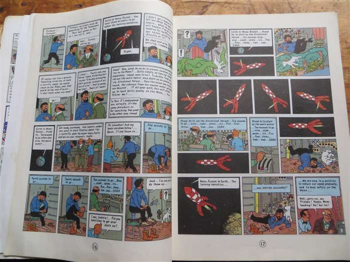 Tintin Explorers on the Moon