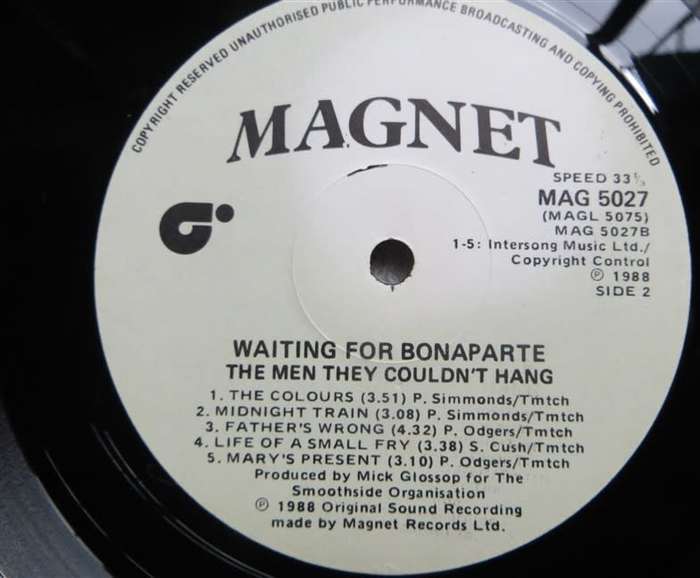 Waiting for Bonaparte - Men they Couldnt Hang - Vintage Vinyl LP VG