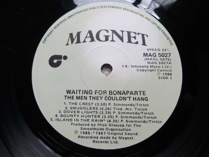 Waiting for Bonaparte - Men they Couldnt Hang - Vintage Vinyl LP VG