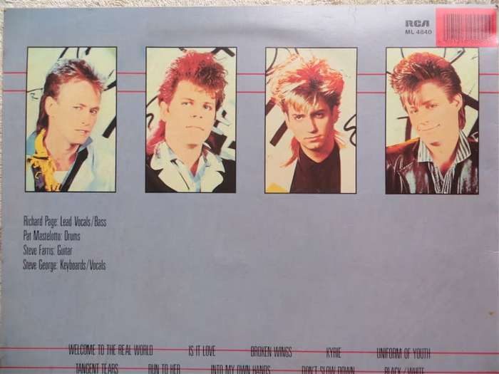 Mr Mister - Welcome to the Real World - Vintage Vinyl LP VG