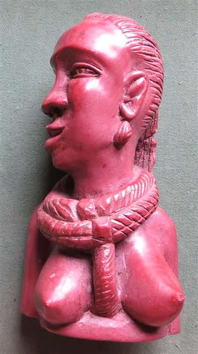 Stone Carved Sculpture - Woman Nude Figure