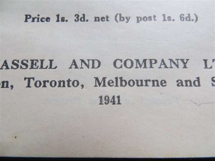 1941 British Red Cross Society - Junior Nursing Manual No.2