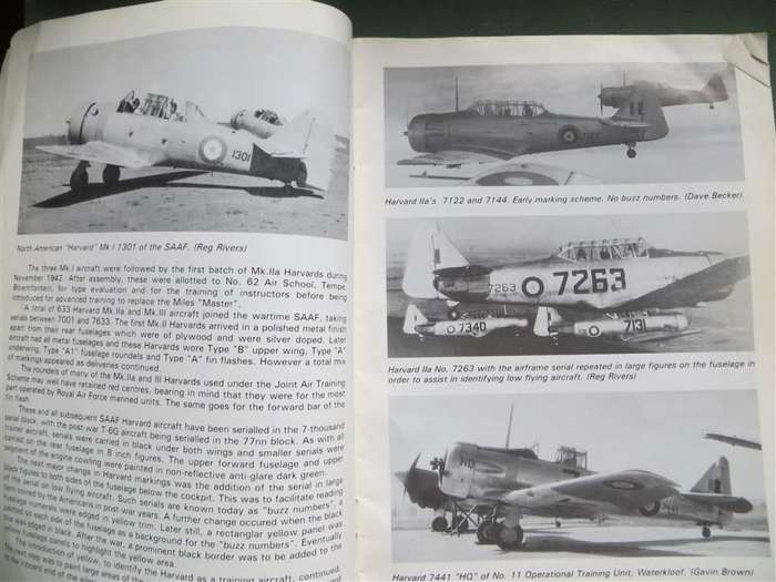 Harvard 1940-1995 in Service with SA Air Force Booklet