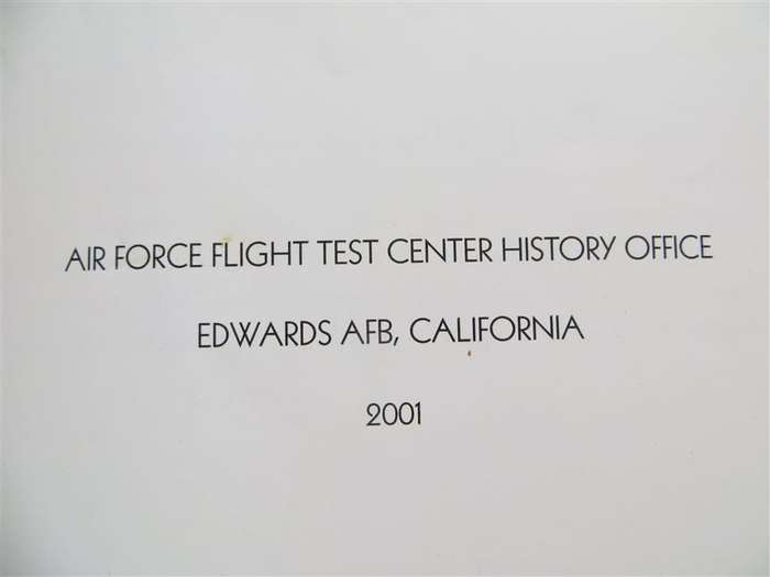 Edwards Air Force Base Booklet - US Air Force Flight Test Center