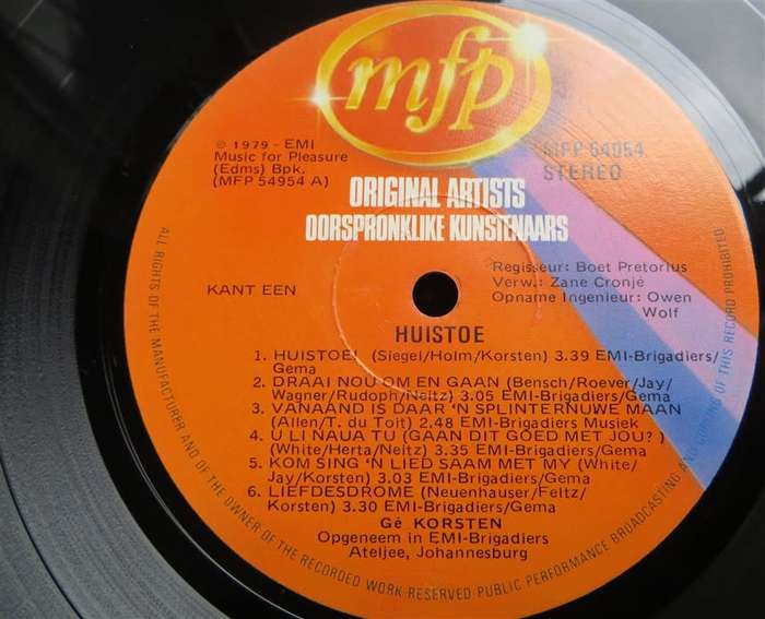 Ge Korsten HuisToe Vintage Vinyl LP - VG