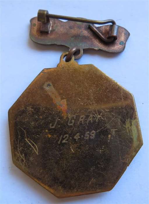 1959 British Assoc. of teachers of Dancing enamelled Medallion