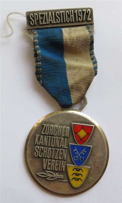 Zurcher Kantonal schutzen verein spezialstich Shooting medal