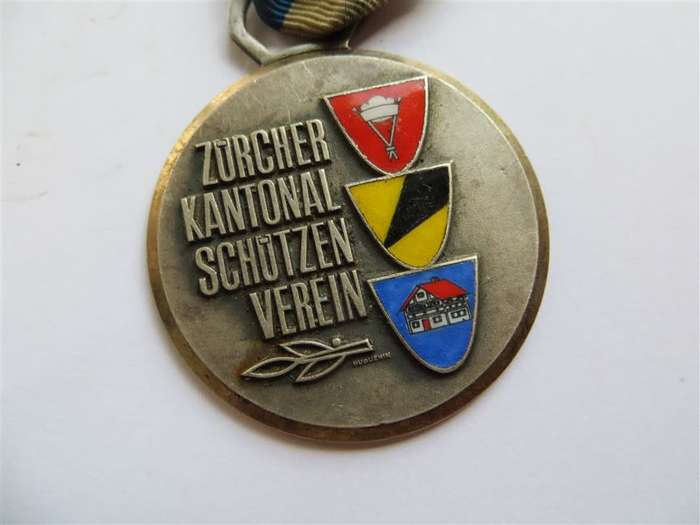 Zurcher Kantonal schutzen verein spezialstich Shooting medal