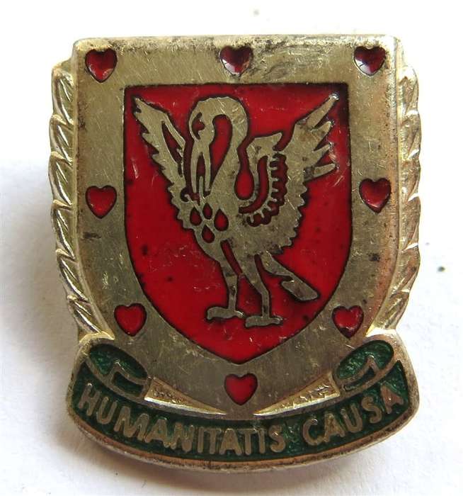 Vintage Humanitatis Causa Blood Donor Badge