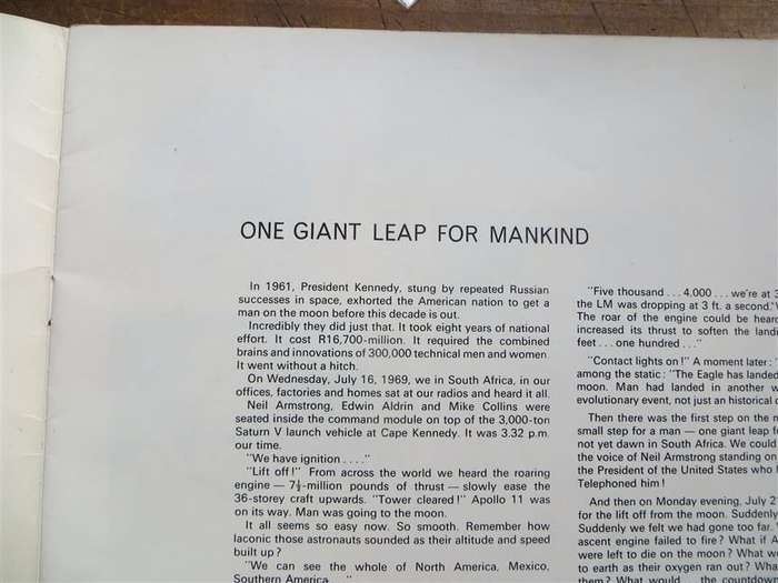 The Star - Man on the Moon Newspaper Insert Booklet