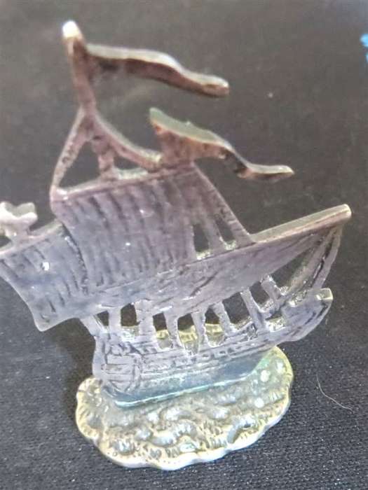 Miniature Old Ship unknown Metal