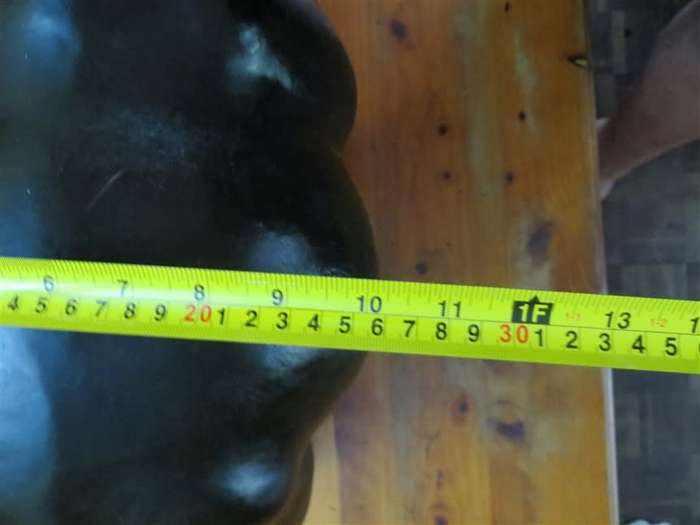 Vintage Large Leather Hippo Sculpture - Good Condition 320mm(h) x 550mm(l) x 260mm(w)