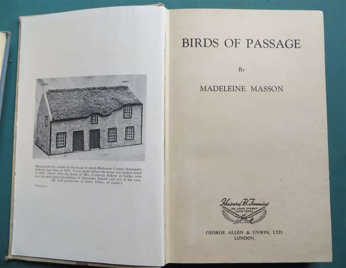 Birds of Passage - Madeleine Masson - 1950 1st Edition