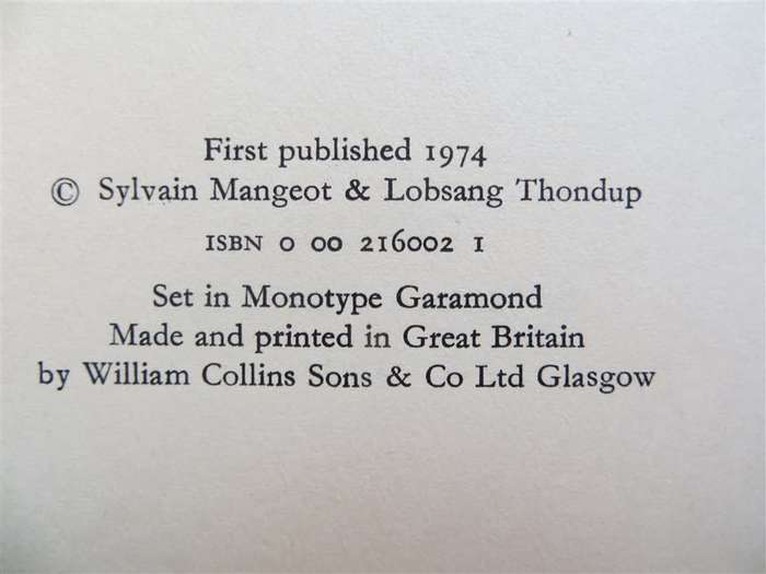 The Adventures of a Manchurian - Sylvain Mangeot 1974 1st Edition