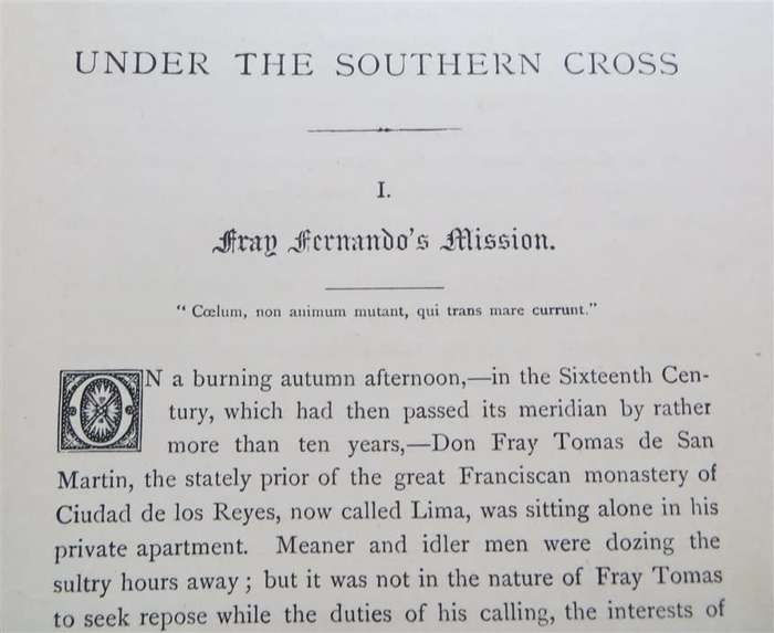 Under the Southern Cross - 1897 Published by T. Nelson and Sons