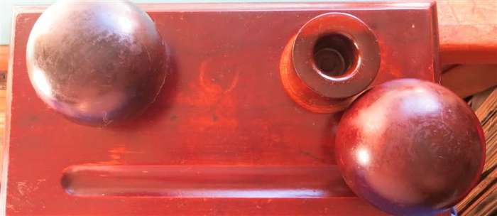 Wood Ink well for Desk