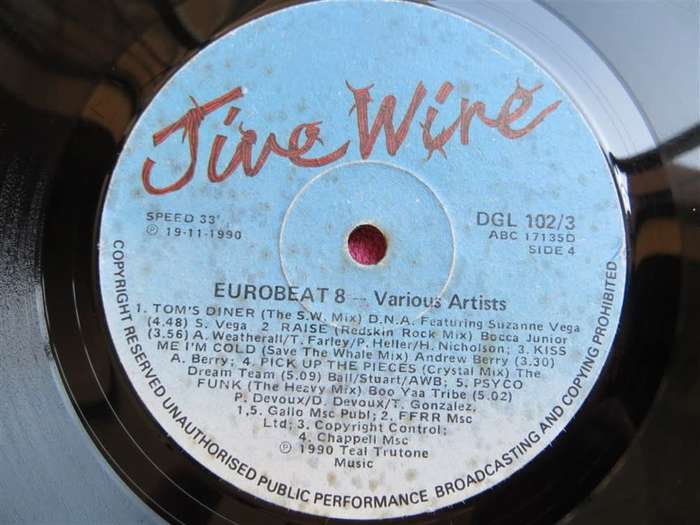 Vintage Vinyl - Eurobeat Vol. 8  2 x LP Set - Cover VG / Vinyl VG