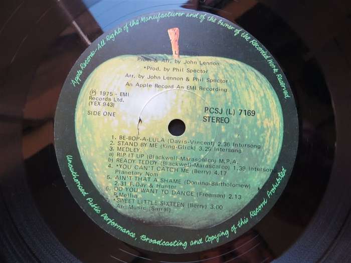 Vintage Vinyl - John Lennon - RocknRoll - Cover VG / Vinyl VG