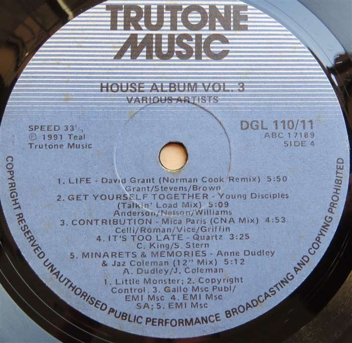 Vintage Vinyl - The House Album - Cover VG / Vinyl VG